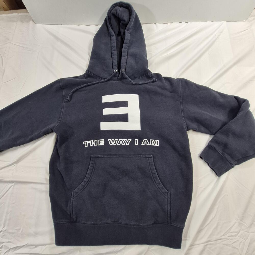 Eminem Hoodie Sweatshirt Mens Small Gray The Way I Am Graphic Fleece Pullover